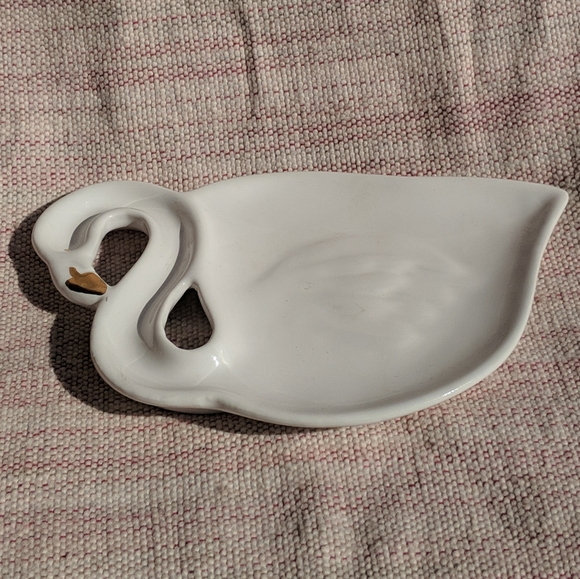 Catchall Flamingo Dish White Gold - Picture 2 of 7